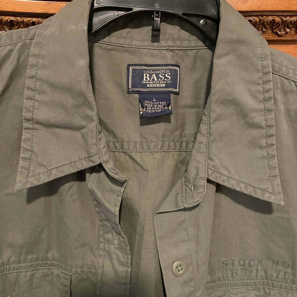 Bass Olive Military Field Jacket